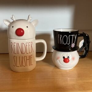 Rae Dunn Reindeer Slushie and Frosty Mug